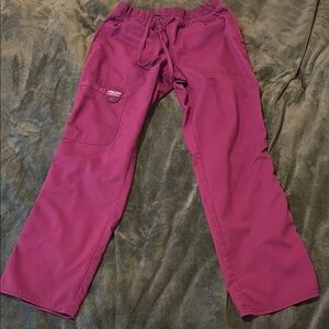 Cherokee Wine Scrub Pants XS